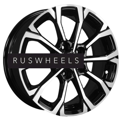 Диски Khomen Wheels 6,5x16/5x114,3 ET45 D67,1 KHW1605 (Huyndai/Mazda) Black-FP