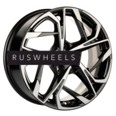 Диски Khomen Wheels 7x17/5x112 ET40 D57,1 KHW1716 (Kodiaq/Tiguan) Black-FP