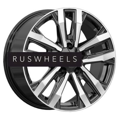 Диски КИК 8x18/5x130 ET56 D71,6 Мичиган (КС1107) Алмаз черный Диски КИК 8x18/5x130 ET56 D71,6 Мичиган (КС1107) Алмаз черный