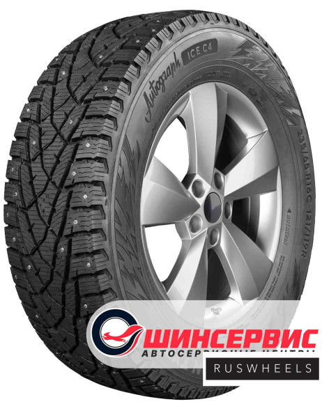 Шины Ikon 235/65R16C 121/119R Autograph Ice C4 TL (шип.) Шины Ikon 235/65R16C 121/119R Autograph Ice C4 TL (шип.)