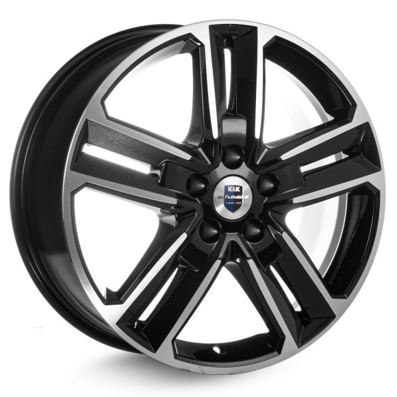 Диски КиК  Backfire (КС763)  8,0\R18 5*114,3 ET45  d67,1  Алмаз черный  [76248]