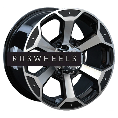 Диски LS 7,5x18/6x139,7 ET46 D67,1 187 BKF (конус, Колпак+лого)