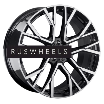 Диски LS Forged 10,5x21/5x112 ET43 D66,6 LS FG07 BKF (конус, C570)