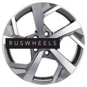 Диски Khomen Wheels 7x17/5x114,3 ET39 D60,1 KHW1712 (RAV4) Gray-FP Диски Khomen Wheels 7x17/5x114,3 ET39 D60,1 KHW1712 (RAV4) Gray-FP