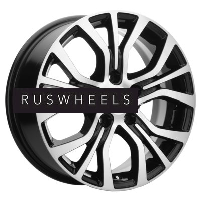 Диски Khomen Wheels 6,5x16/5x110 ET45 D67,1 KHW1608 (DFM 580) Black-FP