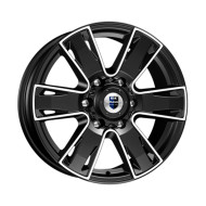 Диски КиК 7,0\R17 6*139.7 ET38 d100.1 Алмаз черный