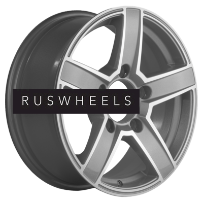 Диски Khomen Wheels 6,5x16/5x139,7 ET40 D98,5 KHW1614 (Niva 4x4) F-Silver-FP