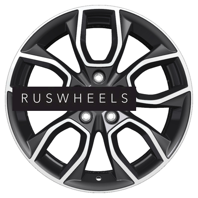 Диски Khomen Wheels 7x17/5x112 ET40 D57,1 KHW1713 (Kodiaq/Tiguan) Black-FP