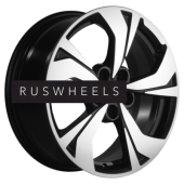 Диски Khomen Wheels 7x17/5x114,3 ET45 D60,1 KHW1724 (Camry) Black-FP
