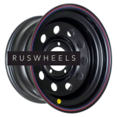 Диски Off-Road Wheels 8x16/5x139,7 ET-19 D110 УАЗ (треуг.) Черный Диски Off-Road Wheels 8x16/5x139,7 ET-19 D110 УАЗ (треуг.) Черный