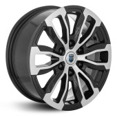 Диски КиК 7.5\R18 6*139.7 ET38 d67.1 Алмаз черный