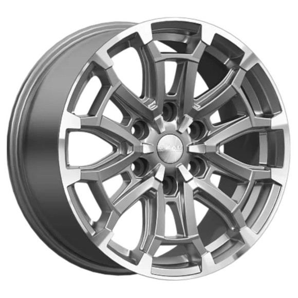 Диски СКАД  Авилис  8,0\R18 6*139,7 ET25  d106,1  Алмаз Графит  [4230013]  <Ш>