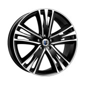 Диски КиК 8.5\R20 5*114.3 ET35 d67.1 Алмаз черный Диски КиК 8.5\R20 5*114.3 ET35 d67.1 Алмаз черный