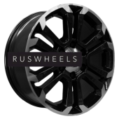 Диски Khomen Wheels 7,5x18/6x139,7 ET46 D67,1 KHW1817 (Pajero) Black-FP Диски Khomen Wheels 7,5x18/6x139,7 ET46 D67,1 KHW1817 (Pajero) Black-FP