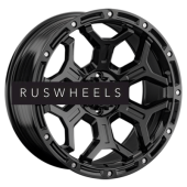 Диски LS FlowForming 9x20/6x139,7 ET20 D106,1 RC68 BK (конус, Колпак+лого)