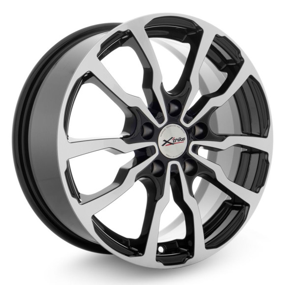 Диски X'trike  X-117  6,5\R16 5*114,3 ET45  d60,1  BK/FP  [67753]