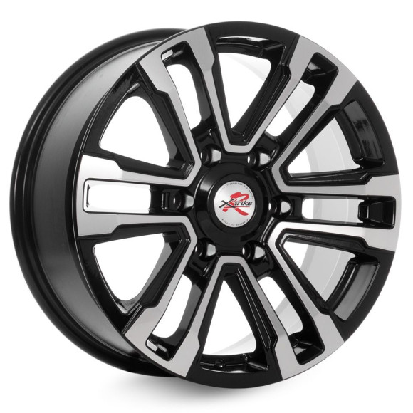 Диски X'trikeRST  Prado  R107  7,5\R17 6*139,7 ET25  d106,1  BK/FP  [40239]