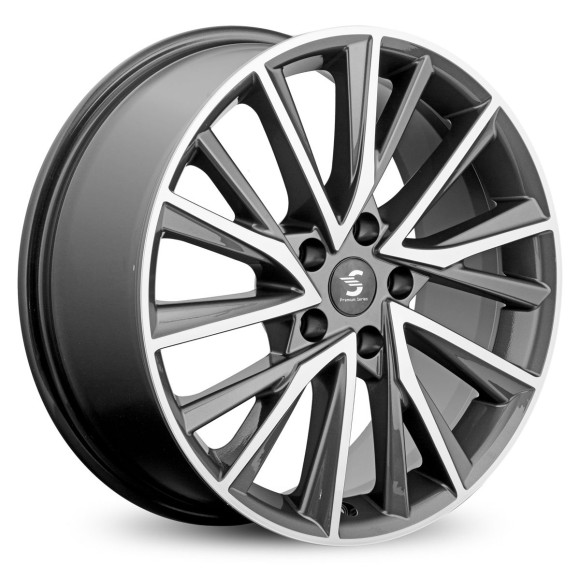 Диски СКАД Premium  КР010 (18Xceed)  7,5\R18 5*114,3 ET45  d67,1  Diamond Black Gris  [82151]