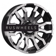 Диски LS 9x20/6x139,7 ET20 D106,1 1294 BKF (конус, Колпак+лого)