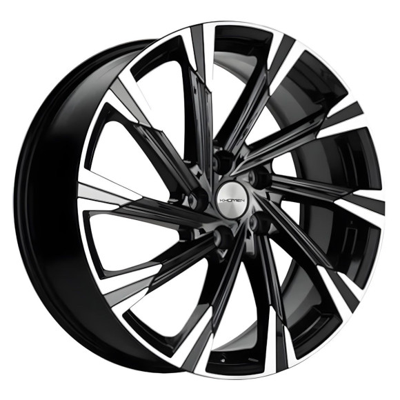 Диски Khomen Wheels 7.5\R19 5*108 ET33 d60.1 Black-FP Диски Khomen Wheels 7.5\R19 5*108 ET33 d60.1 Black-FP