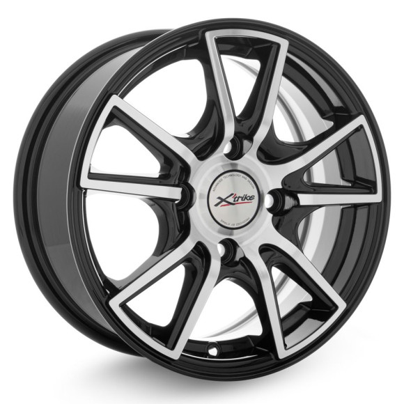 Диски X'trike  X-104  6,0\R14 5*114,3 ET38  d67,1  BK/FP  [10862]