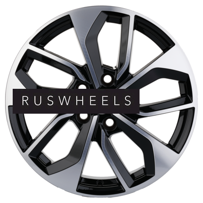 Диски Khomen Wheels 7x17/5x110 ET46 D63,3 KHW1703 (Changan CS35 Plus) Black-FP