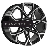 Диски LS Forged 9,5x22/5x120 ET40 D62,6 LS FG59 BKF (конус, Колпак+лого)