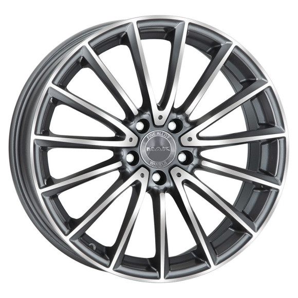 Диски MAK  Komet  7,5\R19 5*112 ET32  d66,6  Gun Met Mirror Face  [F7590KMQM32WSY]