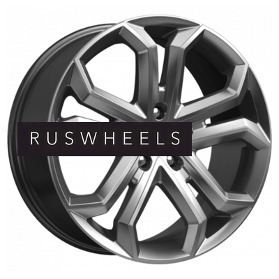 Грузовые диски K&K 8,5x19/5x114,3 ET35 D67,1 Пандора (КС466) Дарк платинум