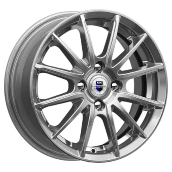 Диски КиК  Квант (КС960)  5,5\R14 4*100 ET38  d67,1  Дарк платинум  [76888]
