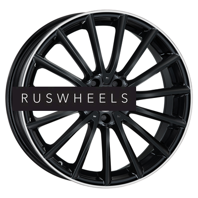 Грузовые диски MAK 8x18/5x112 ET43 D66,6 Komet Gloss Black Mirror Ring