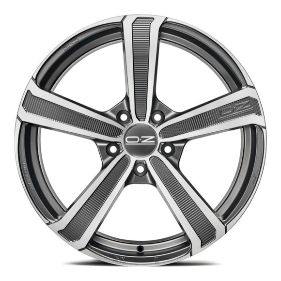 Диски OZ  Montecarlo HLT  8,0\R19 5*108 ET45  d75  Matt Dark Graphite Diamond Cut  [W0197820049]