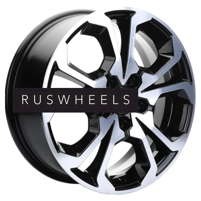 Диски Khomen Wheels 6,5x17/5x114,3 ET37 D66,5 KHW1711 (Jolion) Black-FP