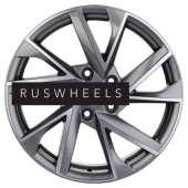Диски Khomen Wheels 7x17/5x114,3 ET45 D67,1 KHW1714 (CX-5/i40/X-Trail) Gray-FP