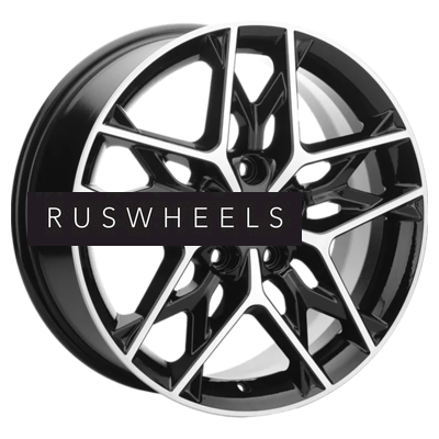 Диски Khomen Wheels 7x17/5x108 ET45 D60,1 KHW1709 (Chery Tiggo 3/Tiggo 3 Pro) Black-FP