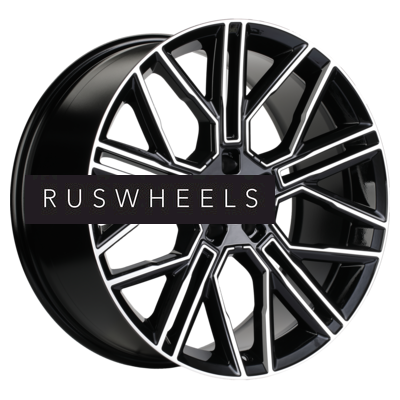 Диски Khomen Wheels 9,5x21/5x112 ET36 D66,6 KHW2101 (E-tron) Black-FP