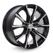 Диски КиК 7.5\R17 5*120 ET32 d72.6 Алмаз черный