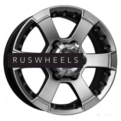 Диски КИК 7x16/6x139,7 ET38 D67,1 M56-оригинал (КС593) Дарк платинум