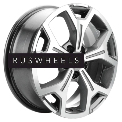 Диски Khomen Wheels 6,5x17/5x108 ET33 D60,1 KHW1710 (Chery Tiggo 7pro) Gray-FP