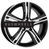 Диски КИК 6,5x16/5x114,3 ET43 D67,1 Борелли-оригинал (КС613) Алмаз черный Диски КИК 6,5x16/5x114,3 ET43 D67,1 Борелли-оригинал (КС613) Алмаз черный