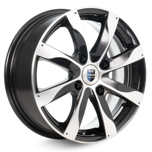 Диски КиК  Джемини-оригинал (КС617)  6,0\R15 4*100 ET45  d54,1  Алмаз черный  [r14250]