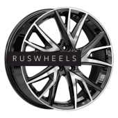 Диски КИК 6,5x18/5x114,3 ET40 D66,1 Кайлас (КС1054) Алмаз черный