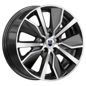 Диски КиК 6.5\R16 5*112 ET43 d57.1 алмаз чёрный