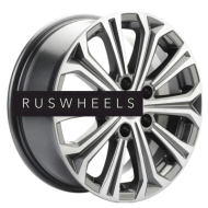 Диски Khomen Wheels 6,5x16/5x114,3 ET47 D66,1 KHW1610 (Fluence/Juke) Gray-FP Диски Khomen Wheels 6,5x16/5x114,3 ET47 D66,1 KHW1610 (Fluence/Juke) Gray-FP