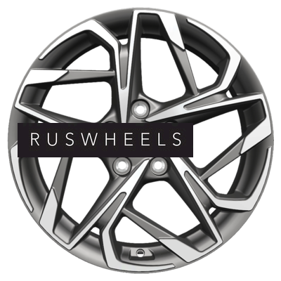 Диски Khomen Wheels 7x17/5x110 ET46 D63,3 KHW1716 (Changan CS35 Plus) Gray-FP