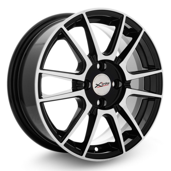 Диски X'trike  X-127  6,0\R15 4*100 ET35  d67,1  BK/FP  [14901AX]