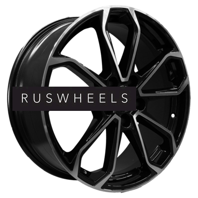 Диски Khomen Wheels 7x18/5x114,3 ET35 D60,1 KHW1816 (Changan/Geely/Lexus/Suzuki/Toyota) Black-FP