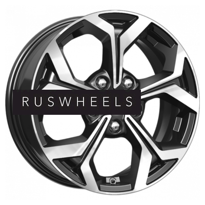 Диски КИК 6,5x16/5x112 ET46 D57,1 КС878 Алмаз черный