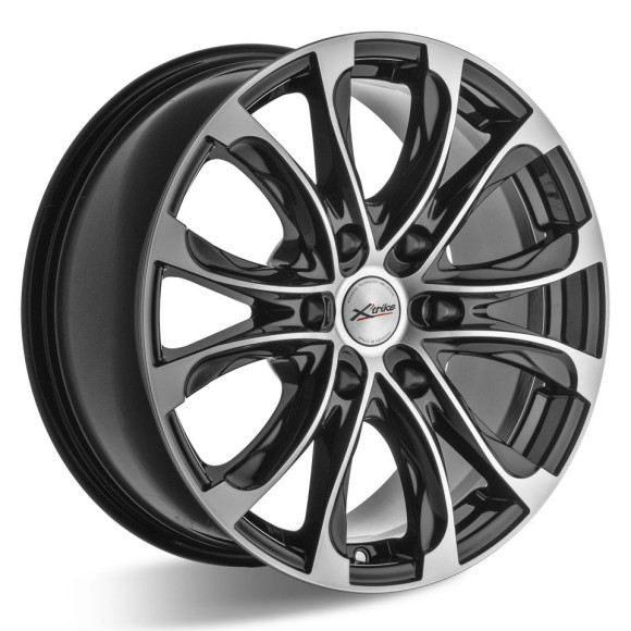 Диски X'trike  X-134  8,0\R18 6*139,7 ET25  d106,1  BK/FP  [78064]  Toyota LC Prado <Ш>
