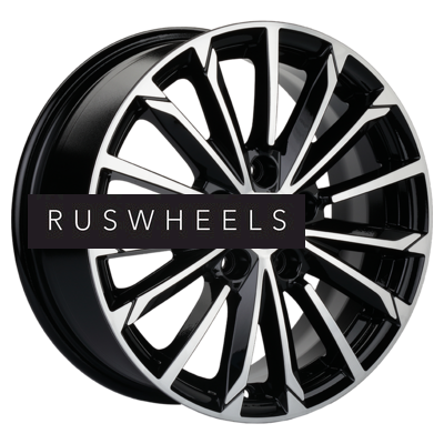 Диски Khomen Wheels 6,5x16/5x114,3 ET50 D67,1 KHW1611 (Huyndai/Kia) Black-FP